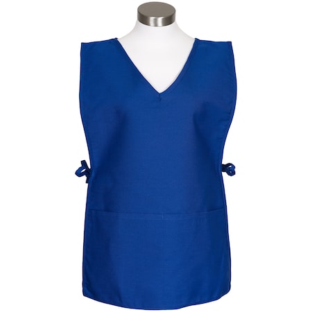 Fame Fabrics Cobbler Apron, V-Neck, F56XL, Royal Blue 81082